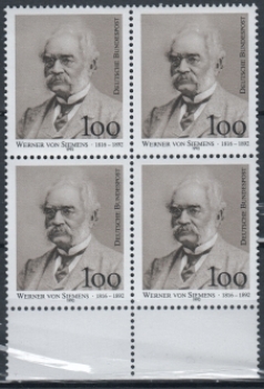 BRD 1642 Viererblock ** - 1992